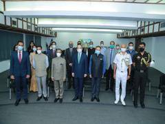 
      
      Shringla meets Indian High Commission officers in Sri Lanka
      
      