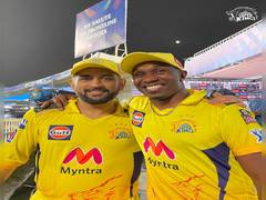 
      
      IPL 2021: I call Dwayne Bravo my brother, reveals MS Dhoni
      
      