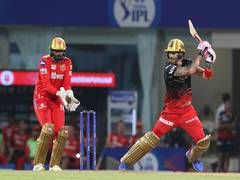 
      
      Faf du Plessis plays captain's knock to help RCB score 205/2
      
      