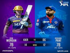 
      
      IPL 2021: KKR win toss, opt to bowl against DC
      
      