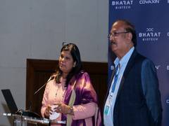 
      
      Covaxin maker Bharat Biotech Chairman Krishna Ella, wife...
      
      