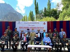 
      
      Ladakh L-G performs groundbreaking ceremony for Turtuk-Leh road
      
      