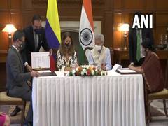 
      
      Jaishankar, Colombian counterpart witness signing of agreements
      
      