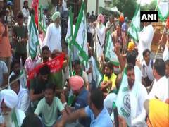 
      
      Farmers in Punjab, Haryana stage protest over delay in paddy...
      
      