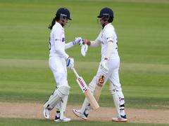 
      
      Aus W v Ind W, pink-ball Test: Shafali scores fifty as...
      
      