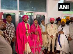 
      
      Punjab CM's son gets married at gurudwara in Mohali
      
      