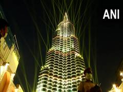 
      
      Kolkata: 'Burj Khalifa' puja pandal drawing in huge crowds
      
      