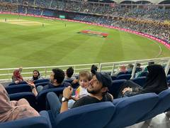 
      
      T20 WC, Pak vs Afg: Shahid Afridi cheers for Pakistan from stands 
      
      