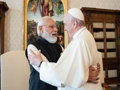 
      
      This is the greatest gift that you could give me: Pope to PM...
      
      