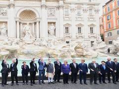 
      
      PM Modi, other G20 world leaders toss coins into Rome's...
      
      