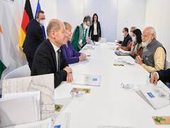 
      
      PM Modi, Chancellor Merkel discuss India-Germany relations on...
      
      