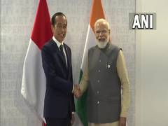 
      
      PM Modi meets Indonesian President Joko Widodo on G20 summit...
      
      