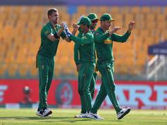 
      
      T20 WC: Rabada, Nortje star as South Africa beat Bangladesh...
      
      