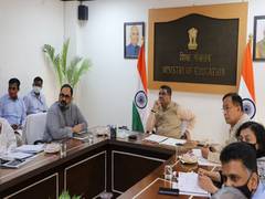
      
      Education Minister Pradhan reviews reopening of schools,...
      
      