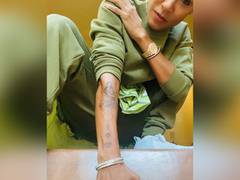
      
      Jada Pinkett Smith shows off new forearm tattoo featuring...
      
      