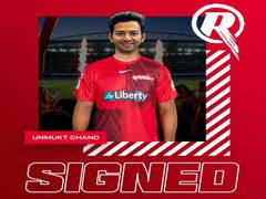 
      
      Dream come true to play at MCG: Unmukt Chand after making BBL...
      
      
