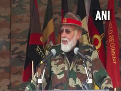 
      
      Our soldiers are 'suraksha kawach' of 'Maa Bharti': PM Modi
      
      