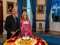 
      
      US President extends greetings to people on Diwali
      
      