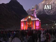 
      
      Kedarnath Temple decked up ahead of PM Modi's visit
      
      