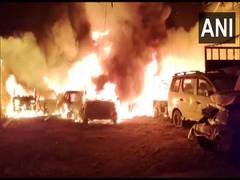 
      
      25 vehicles gutted in fire at police station in Gujarat's...
      
      