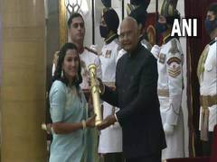 
      
      Women's hockey team captain Rani Rampal conferred with Padma...
      
      