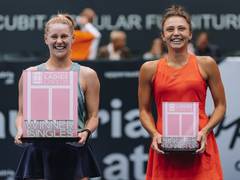
      
      Alison Riske beat Jaqueline Cristian to lift Linz title
      
      