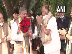 
      
      Former Congress leader Yoganand Shastri joins NCP
      
      