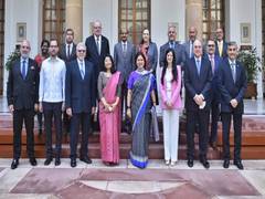 
      
      MoS Lekhi meets Ambassadors of Latin America and Caribbean region
      
      