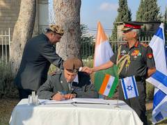 
      
      Army Chief Narvane visits Indian Soldiers War Memorial in...
      
      