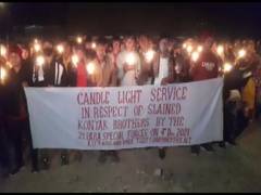 
      
      Nagaland ambush: Candlelight vigil held at Tizit village in...
      
      