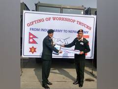 
      
      Indian Army gifts workshop trucks to Nepal Army
      
      