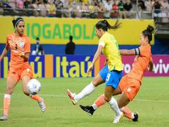 
      
      Indian women's football team goes down 1-6 to Brazil
      
      