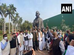 
      
      Winter session: Opposition leaders stage protest in...
      
      