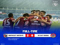 
      
      ISL: NorthEast United FC stun SC East Bengal to register...
      
      