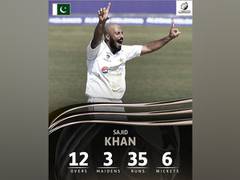 
      
      Ban vs Pak: Sajid Khan bamboozles hosts after visitors...
      
      
