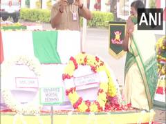 
      
      Telangana Governor pays floral tribute to CDS Bipin Rawat at...
      
      