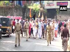 
      
      Kerala: BJP, RSS workers stage protest march over killing of...
      
      