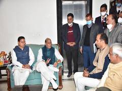 
      
      Rajnath Singh pays tribute to former Uttarakhand minister...
      
      