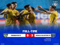 
      
      ISL: Kerala Blasters defeat Chennaiyin FC
      
      