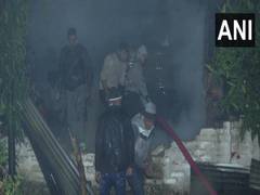 
      
      Fire breaks out in Jammu's makeshift market
      
      