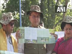 
      
      Uttarakhand CM inaugurates Crocodile Safari in Khatima
      
      