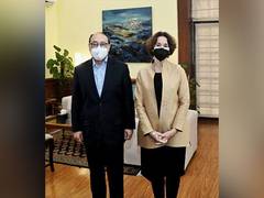 
      
      Charge d'Affaires at the US Embassy Patricia Lacina meets...
      
      