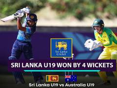 
      
      U-19 World Cup: Wellalage's all-round show helps Sri Lanka...
      
      