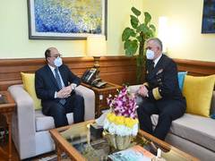 
      
      Foreign Secy Shringla holds talks with German Chief of Naval...
      
      