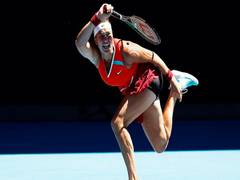 
      
      Australian Open: Sabalenka, Collins rally to win; Halep,...
      
      
