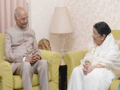 
      
      President Kovind condoles Lata Mangeshkar's demise , says her...
      
      