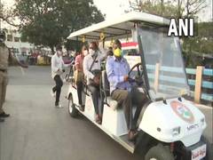 
      
      Disabled-friendly battery-operated vehicle introduced in Hyderabad
      
      