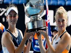 
      
      Australian Open: Krejcikova, Siniakova clinch women's doubles...
      
      