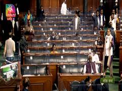 
      
      Congress stages walkout from Lok Sabha 
      
      
