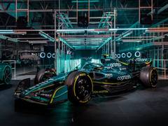 
      
      Formula 1: Aston Martin unveil 2022 car with revised livery
      
      